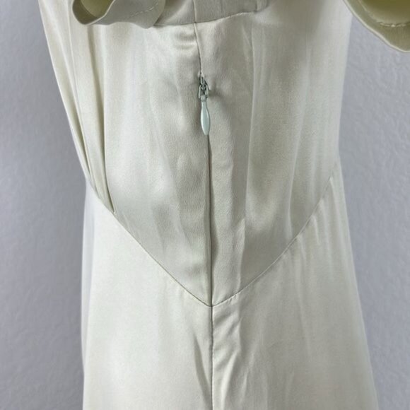 J Crew X Eveliina Vintage Limited Edition Helmi Silk Button Mint Dress - Picture 8 of 15